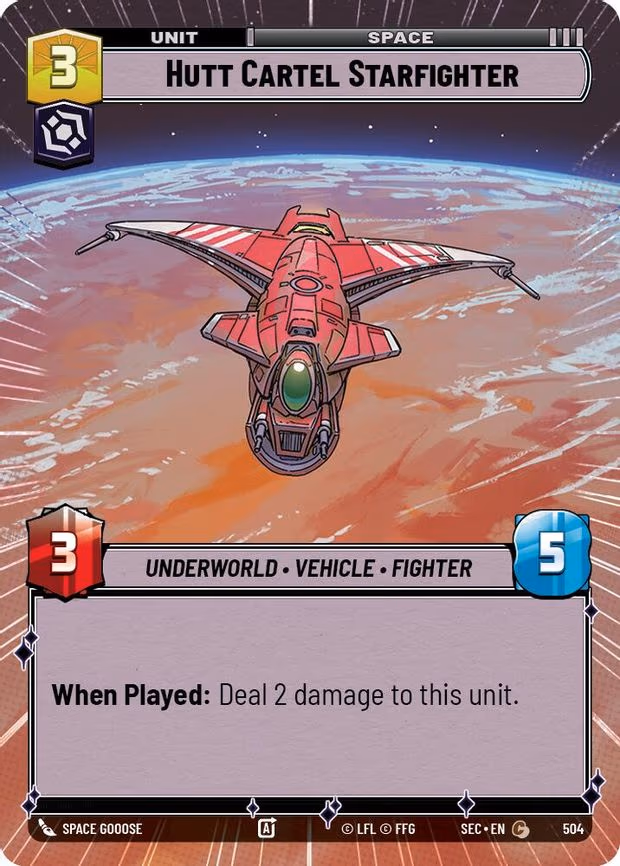 Hutt Cartel Starfighter - Common (504)