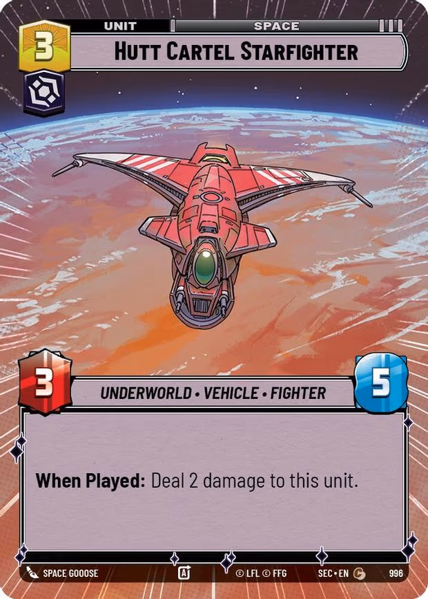 Hutt Cartel Starfighter - Common (996)