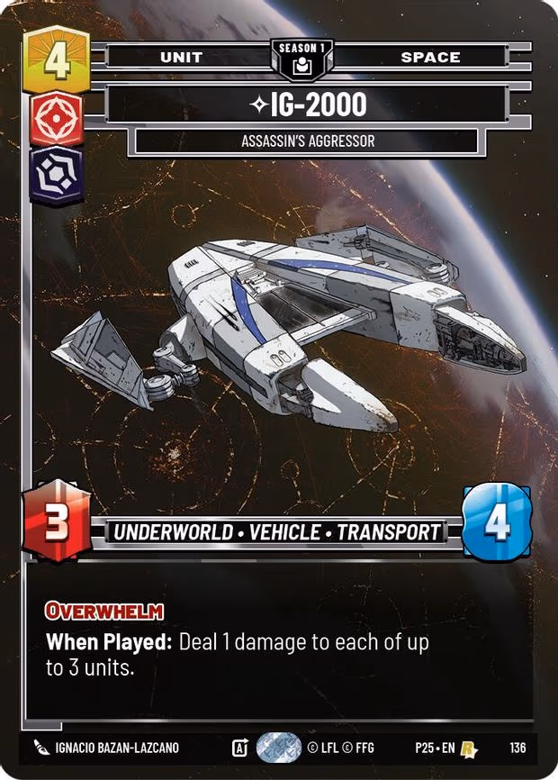 IG-2000 - Assassin's Aggressor - Rare (136)