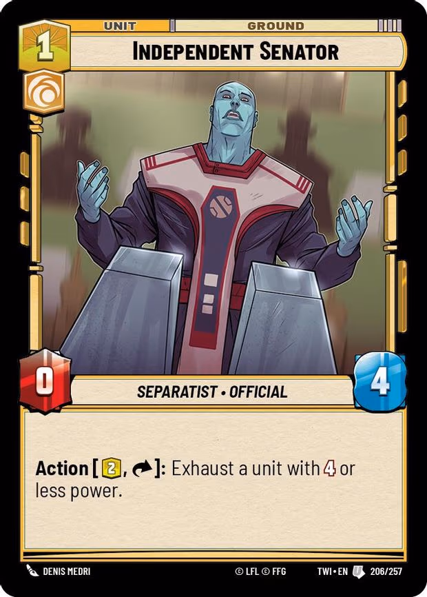 Independent Senator - Uncommon (206/257)
