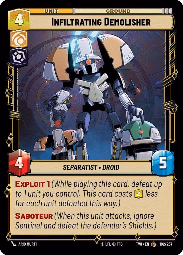 Infiltrating Demolisher - Common (182/257)