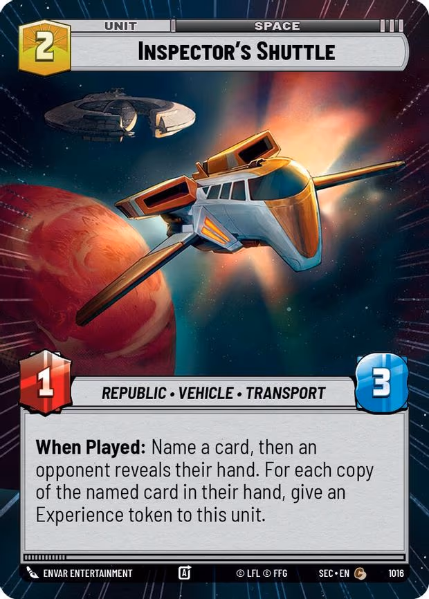 Inspector's Shuttle - Common (1016)