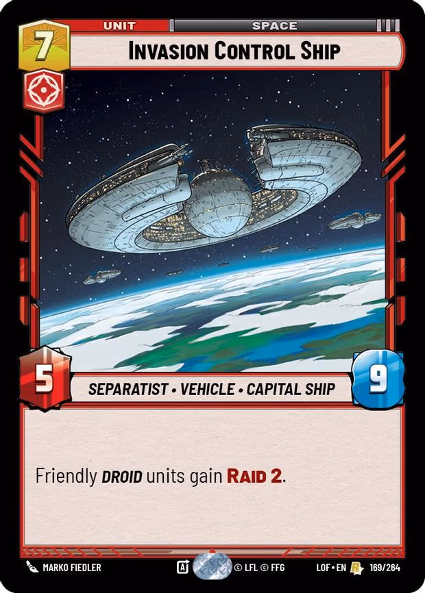 Invasion Control Ship - Rare (169/264)