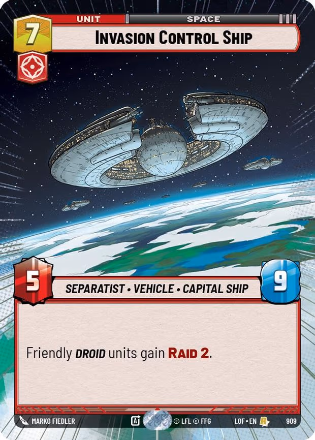 Invasion Control Ship - Rare (909)