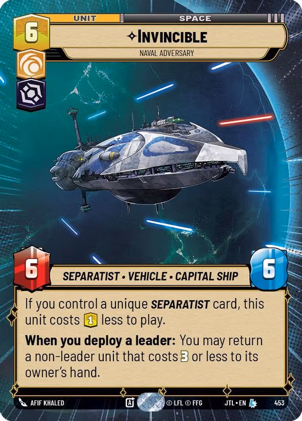 Invincible - Naval Adversary - Legendary (453)