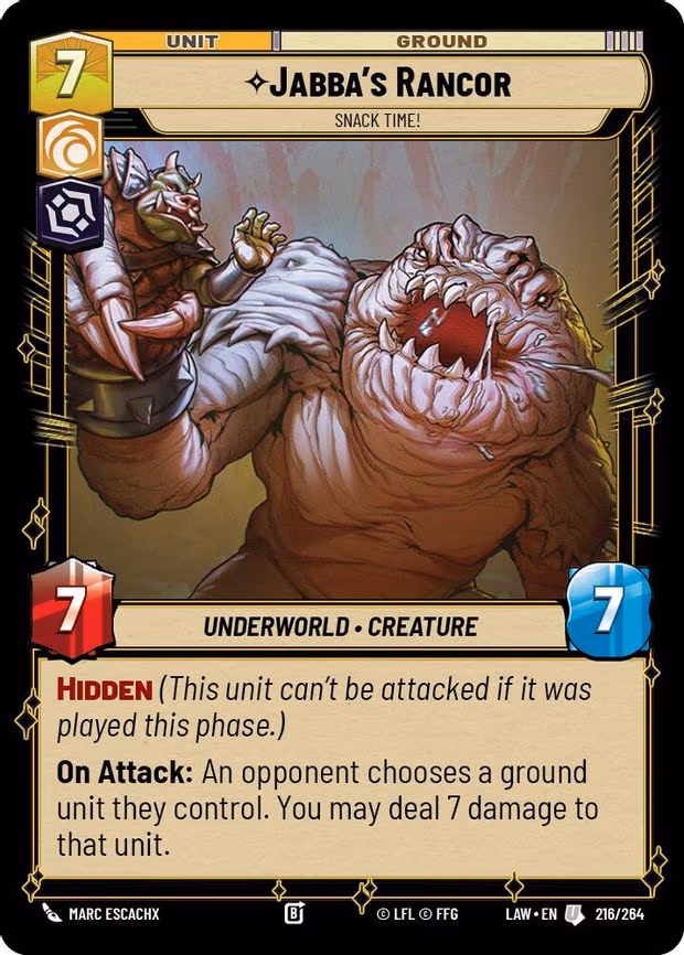Jabba's Rancor - Snack Time! - Uncommon (216/264)