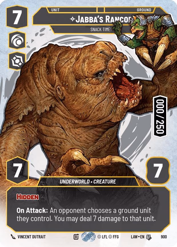Jabba's Rancor - Snack Time! (Serialized) - Uncommon (900)