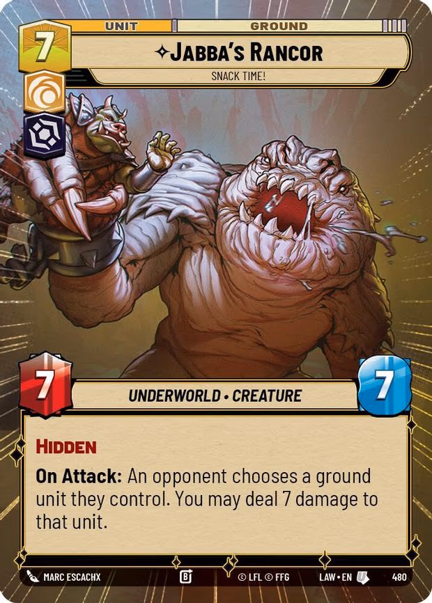 Jabba's Rancor - Snack Time! - Uncommon (480)
