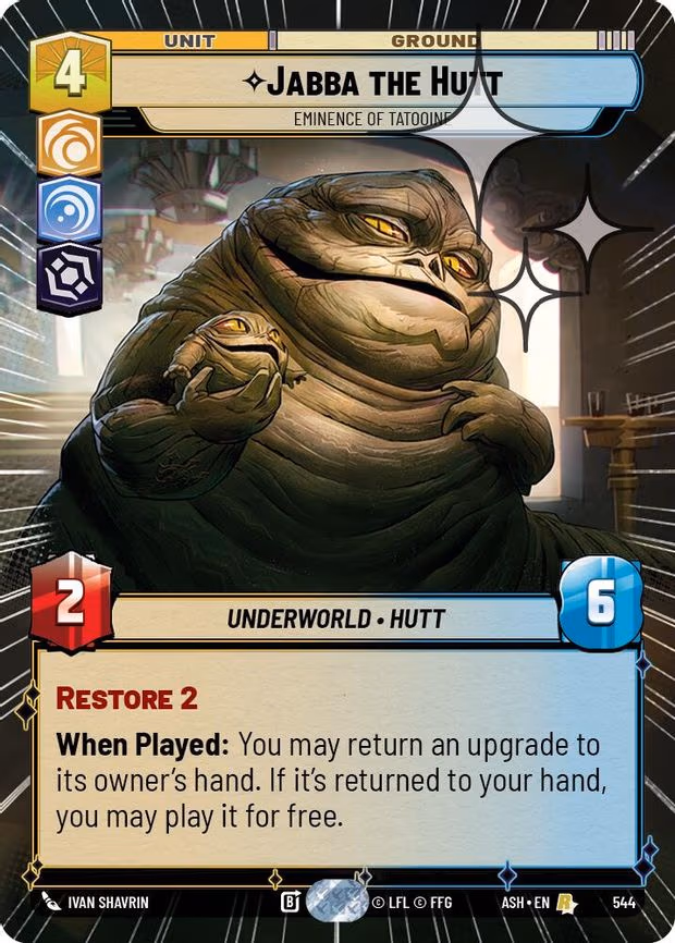 Jabba the Hutt - Eminence of Tatooine - Rare (544)