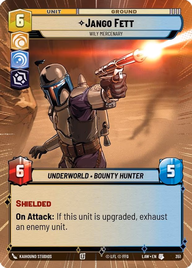 Jango Fett - Wily Mercenary - Uncommon (351)