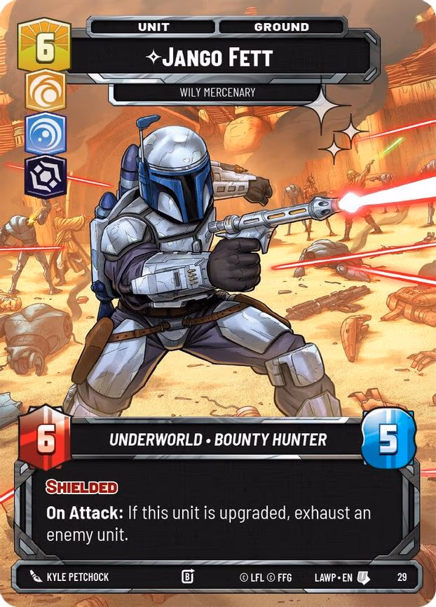 Jango Fett - Wily Mercenary - Uncommon (29)