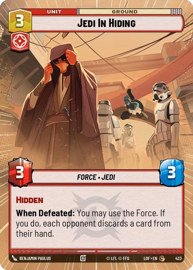 Jedi In Hiding - Common (423)