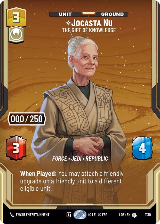 Jocasta Nu - The Gift of Knowledge (Serialized) - Uncommon (1130)