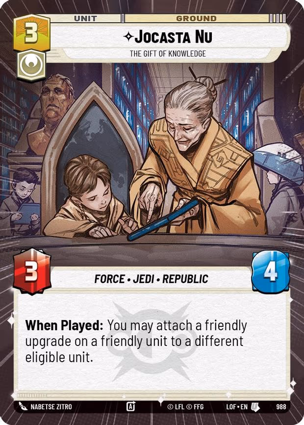 Jocasta Nu - The Gift of Knowledge - Uncommon (988)