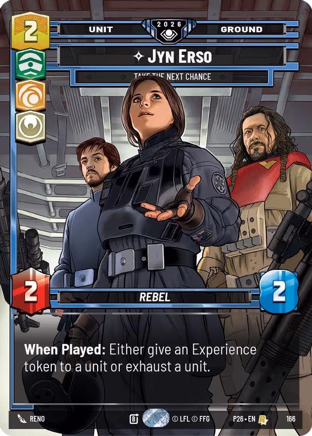 Jyn Erso - Take the Next Chance - Rare (166)
