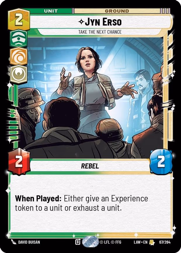 Jyn Erso - Take the Next Chance - Rare (67/264)