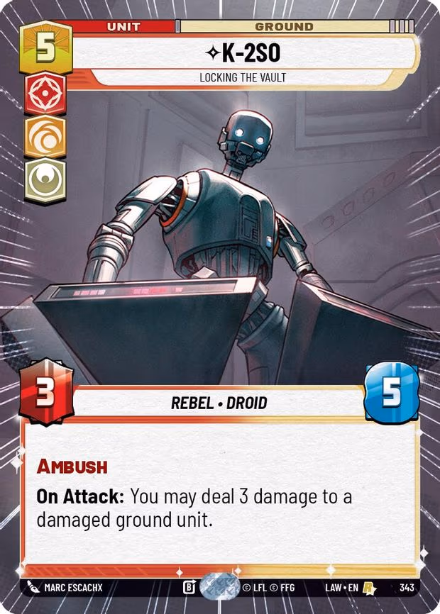 K-2S0 - Locking the Vault - Rare (343)