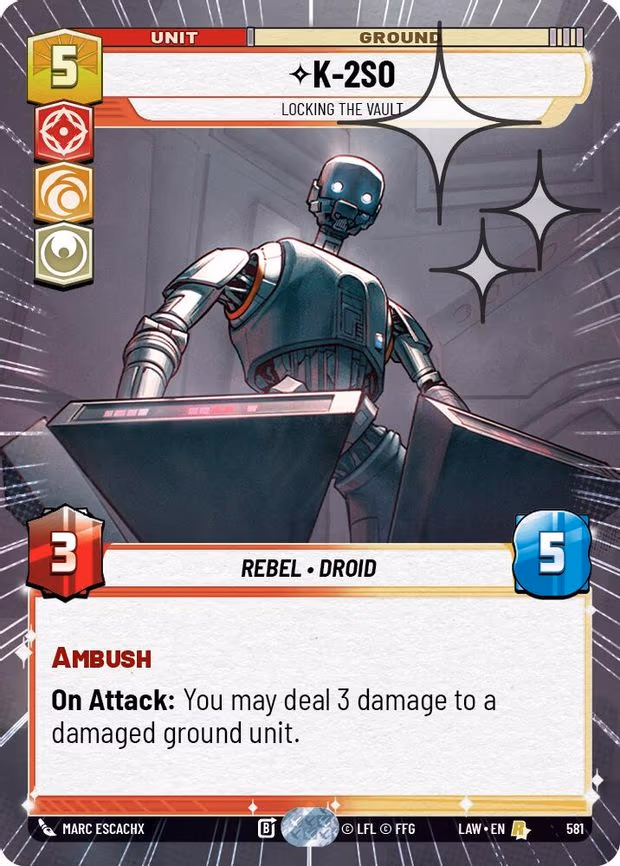 K-2S0 - Locking the Vault - Rare (581)