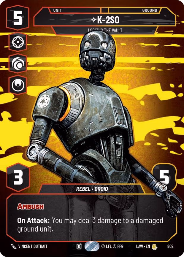 K-2S0 - Locking the Vault (Prestige) - Rare (802)