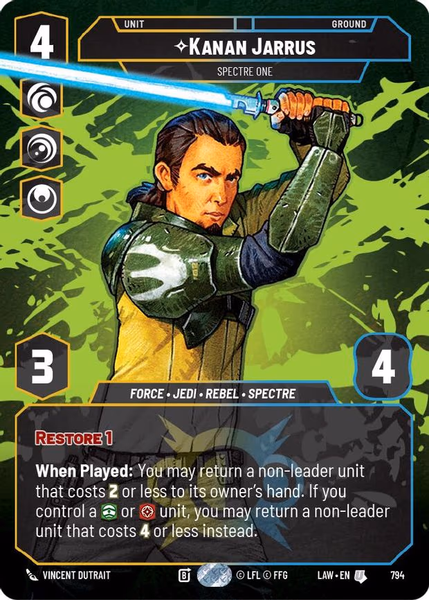 Kanan Jarrus - Spectre One (Prestige) - Uncommon (794)