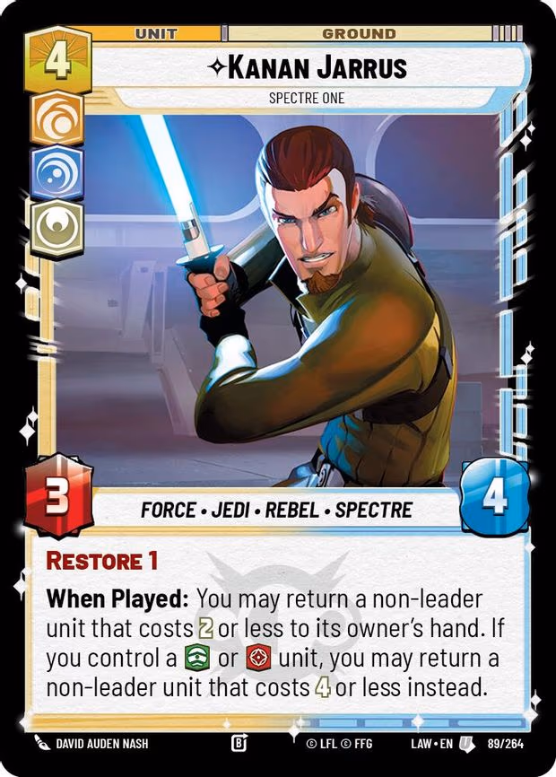 Kanan Jarrus - Spectre One - Uncommon (89/264)