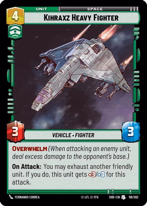 Kihraxz Heavy Fighter - Uncommon (118/262)