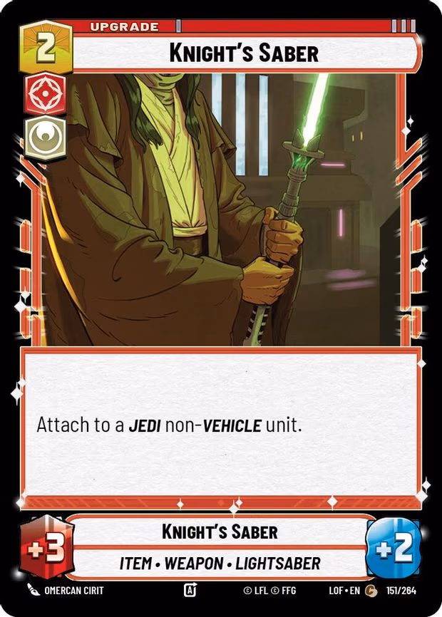 Knight's Saber - Common (151/264)