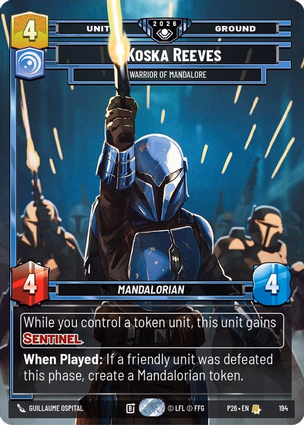 Koska Reeves - Warrior of Mandalore - Rare (194)