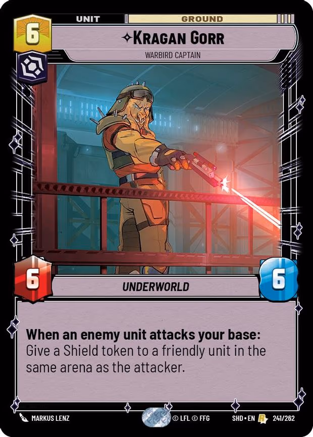 Kragan Gorr - Warbird Captain - Rare (241/262)