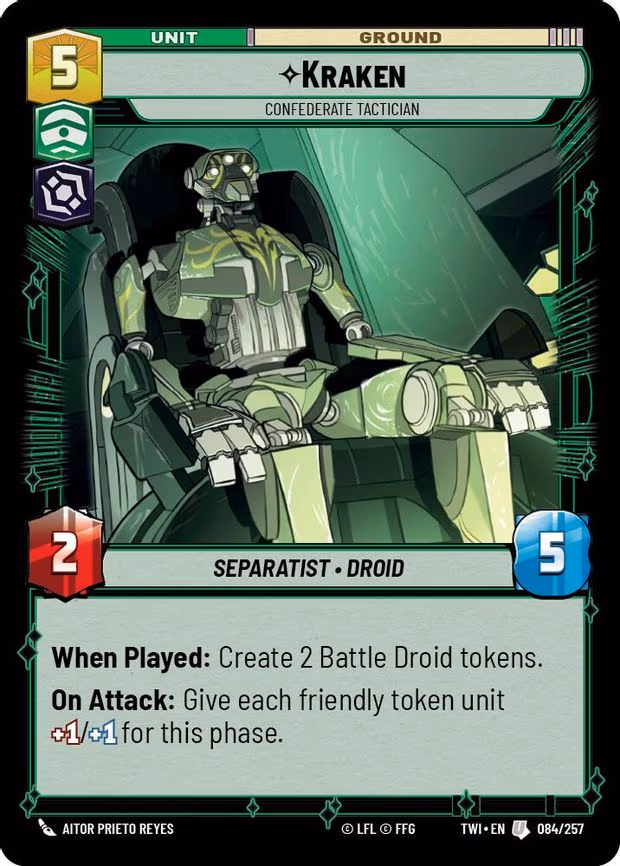 Kraken - Confederate Tactician - Uncommon (084/257)