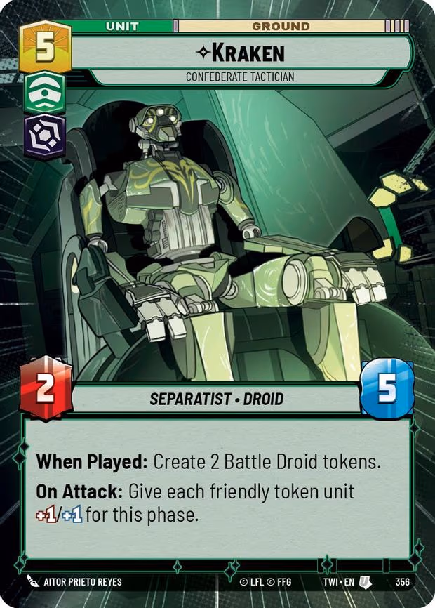 Kraken - Confederate Tactician - Uncommon (356)