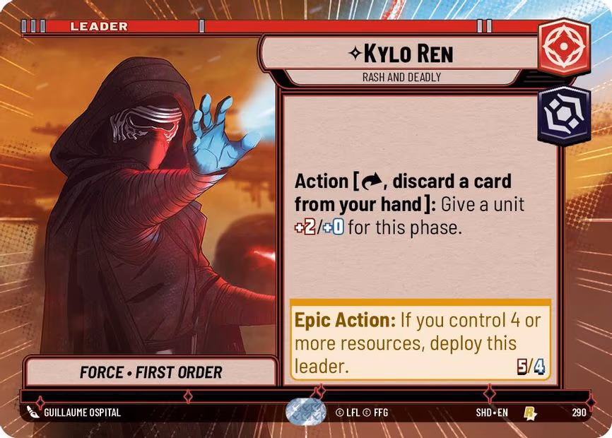 Kylo Ren - Rash and Deadly - Rare (290)