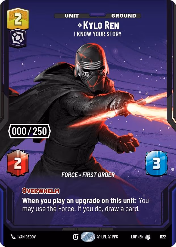 Kylo Ren - I Know Your Story (Serialized) - Uncommon (1122)