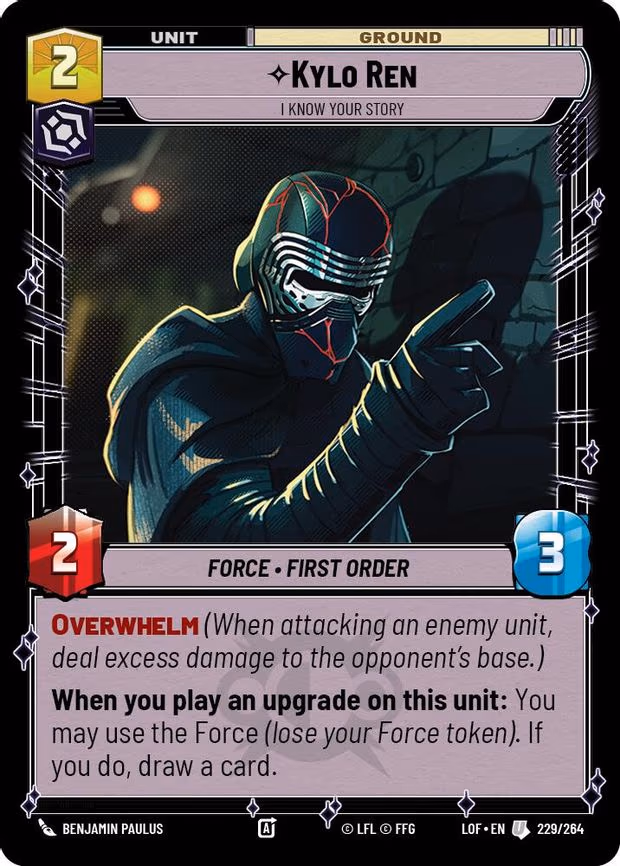 Kylo Ren - I Know Your Story - Uncommon (229/264)