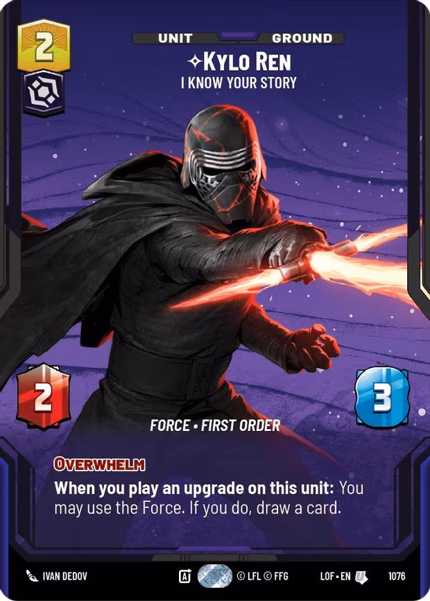 Kylo Ren - I Know Your Story - Uncommon (1076)