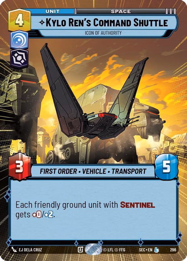 Kylo Ren's Command Shuttle - Icon of Authority - Legendary (296)