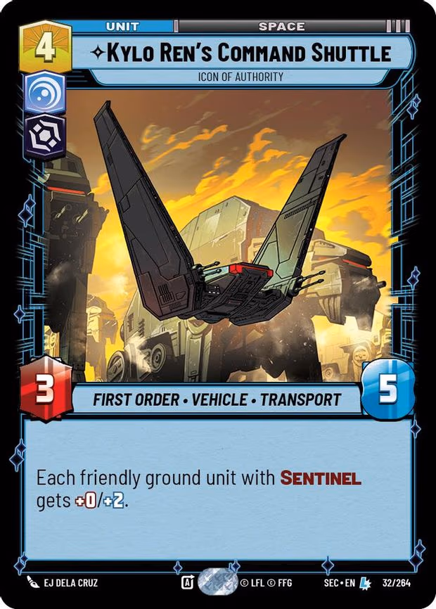 Kylo Ren's Command Shuttle - Icon of Authority - Legendary (32/264)