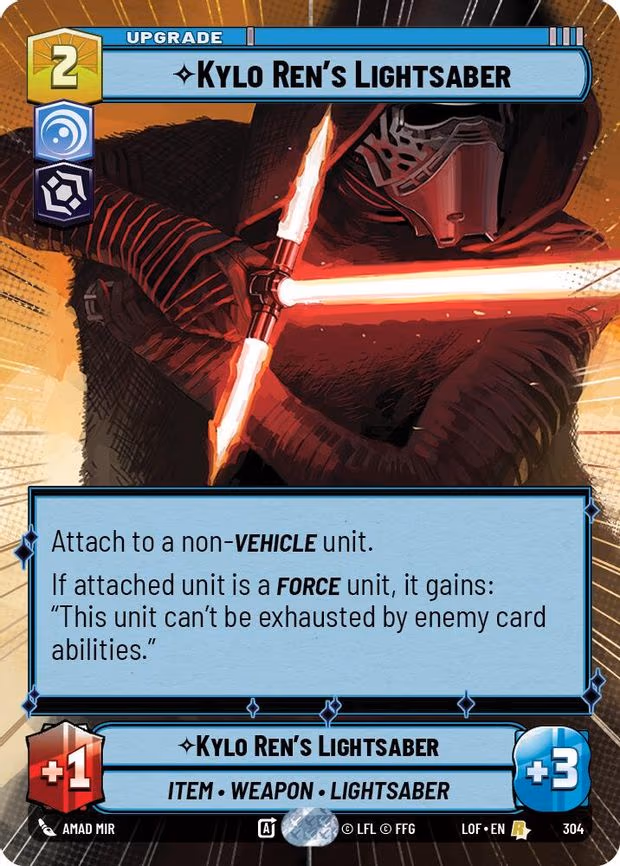 Kylo Ren's Lightsaber - Rare (304)