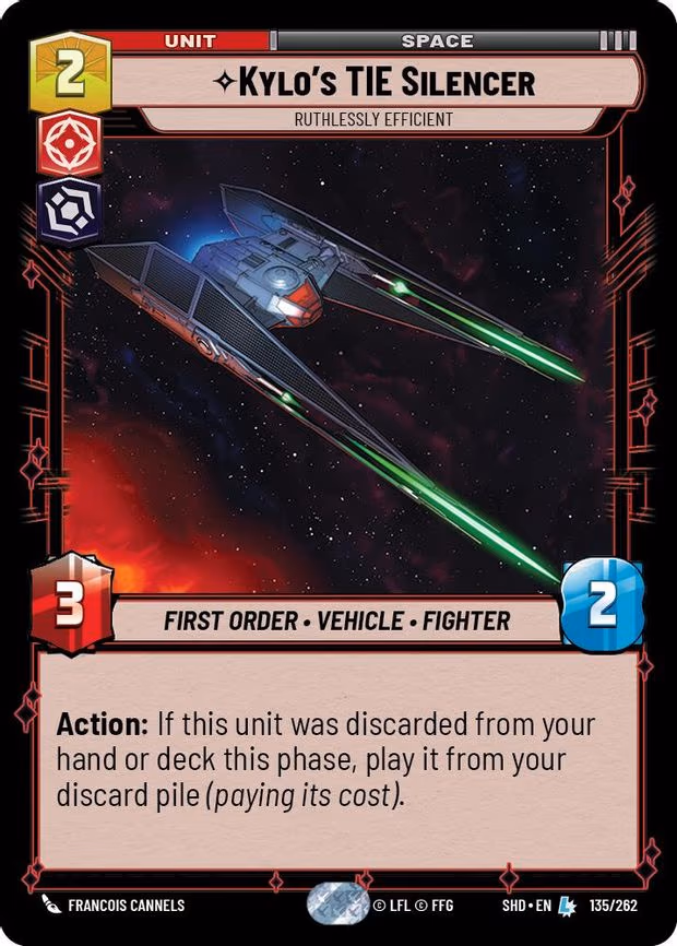 Kylo's TIE Silencer - Ruthlessly Efficient - Legendary (135/262)