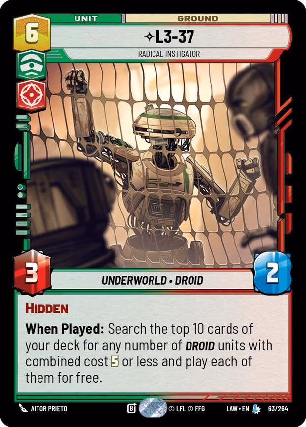 L3-37 - Radical Instigator - Legendary (63/264)
