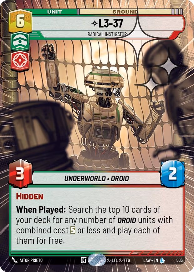 L3-37 - Radical Instigator - Legendary (565)