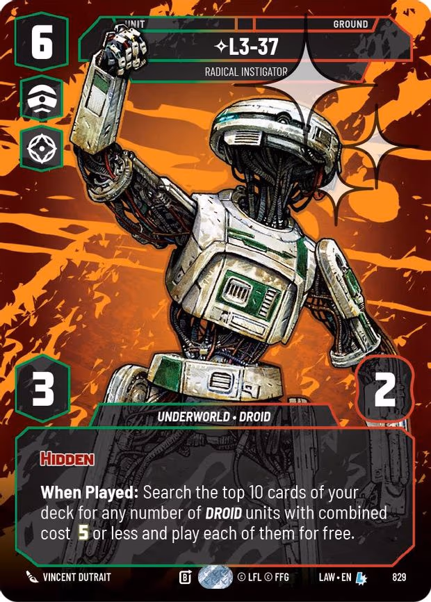 L3-37 - Radical Instigator - Legendary (829)