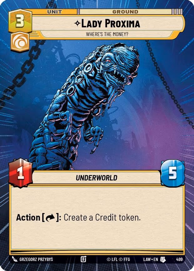 Lady Proxima - Where's the Money? - Uncommon (499)