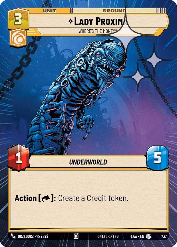 Lady Proxima - Where's the Money? - Uncommon (737)