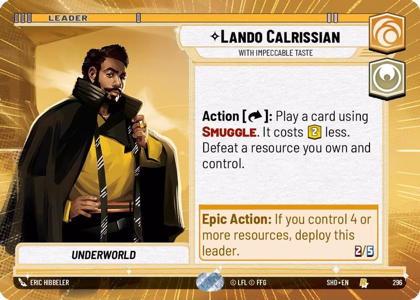 Lando Calrissian - With Impeccable Taste - Rare (296)