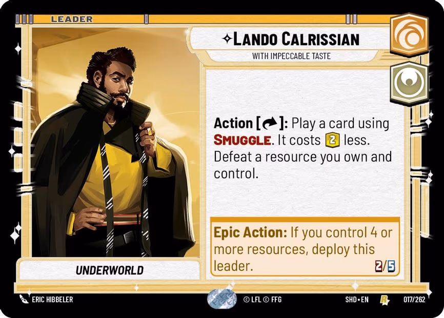 Lando Calrissian - With Impeccable Taste - Rare (017/262)