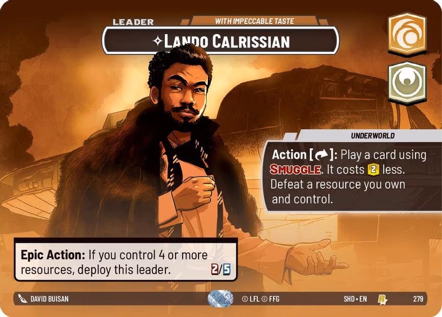 Lando Calrissian - With Impeccable Taste - Rare (279)