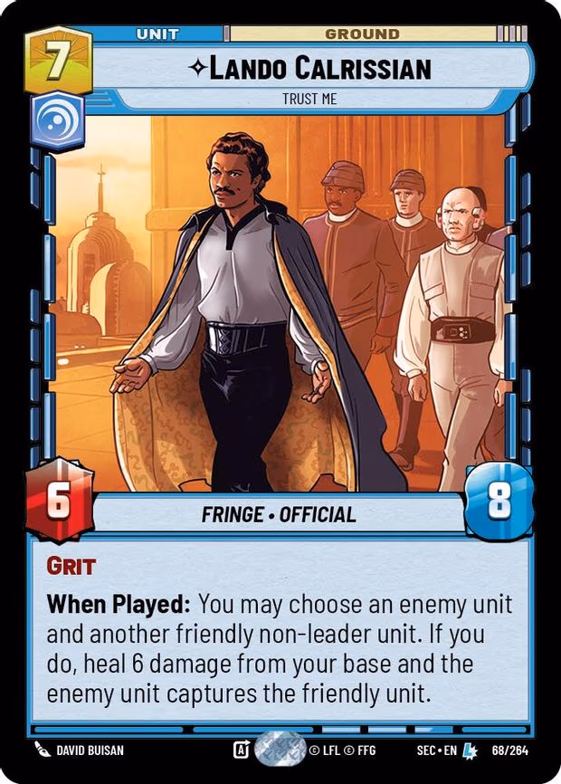 Lando Calrissian - Trust Me - Legendary (68/264)
