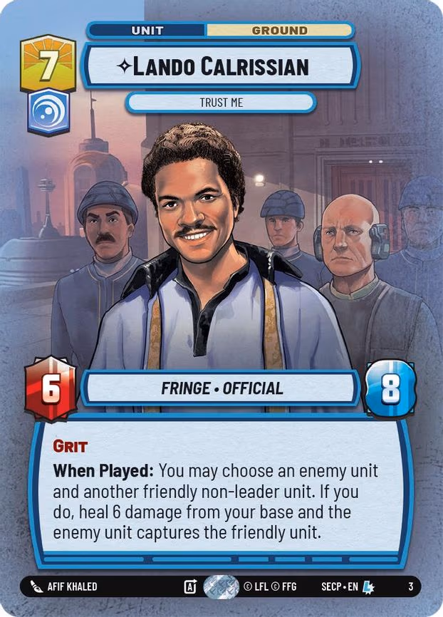 Lando Calrissian - Trust Me - Legendary
