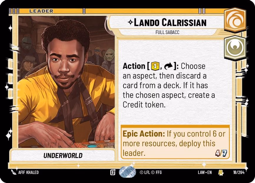 Lando Calrissian - Full Sabacc